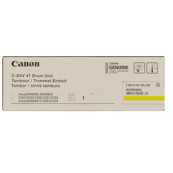 Canon Original C-EXV47Y 8523B002 gul drum | Indhold: 33000 sider