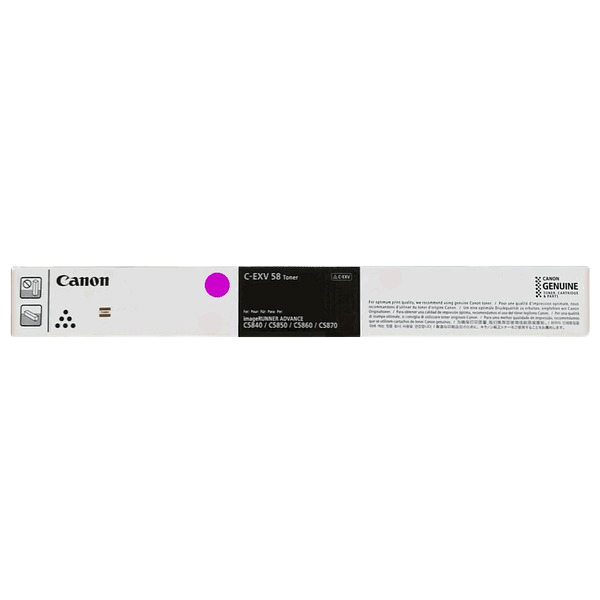 Canon Original C-EXV58 M 3765C002 XL magenta toner | Indhold: 60000 sider