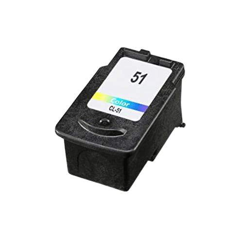 PixoJet Canon CL-51 0618B001 XL 3 farver i én blækpatron | Indhold: 21 ml.