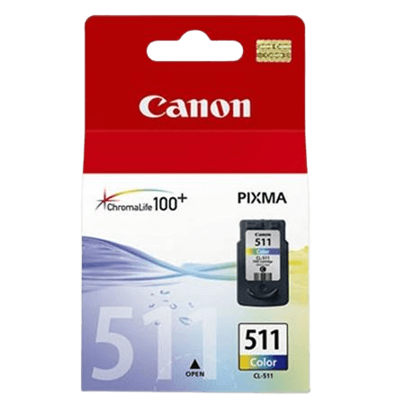 Canon Original CL-511 2972B001 3 farver i én blækpatron | Indhold: 9 ml.