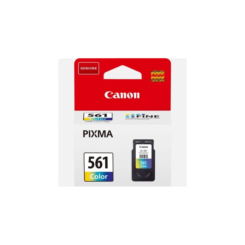 Canon Original CL-561 3731C001 3 farver i én blækpatron | Indhold: 8 ml.