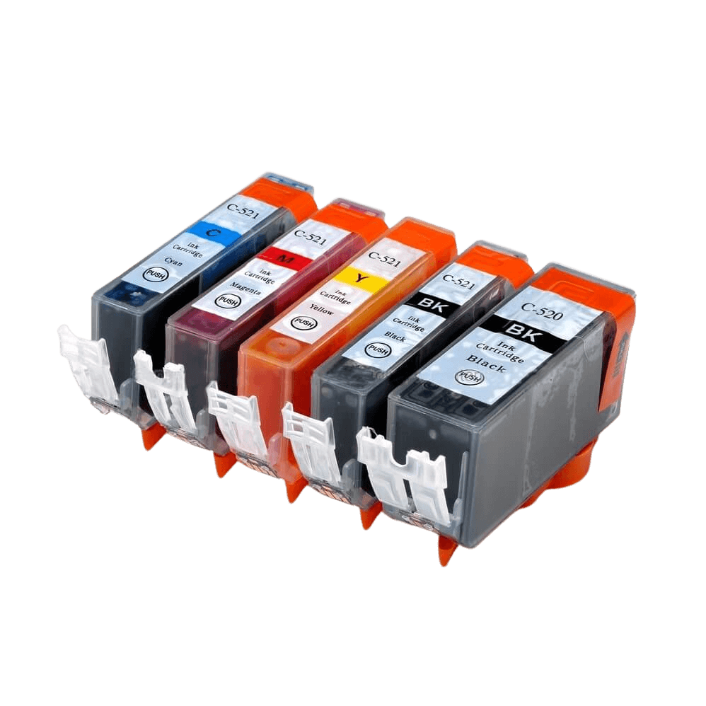PixoJet Canon CLI-521 rabatpakke - 5 stk.