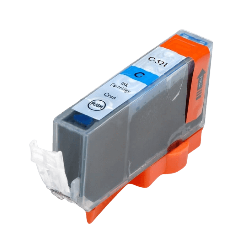 PixoJet Canon CLI-521C 2934B001 cyan blækpatron | Indhold: 9 ml.