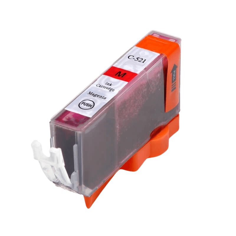 PixoJet Canon CLI-521M 2935B001 magenta blækpatron | Indhold: 9 ml.