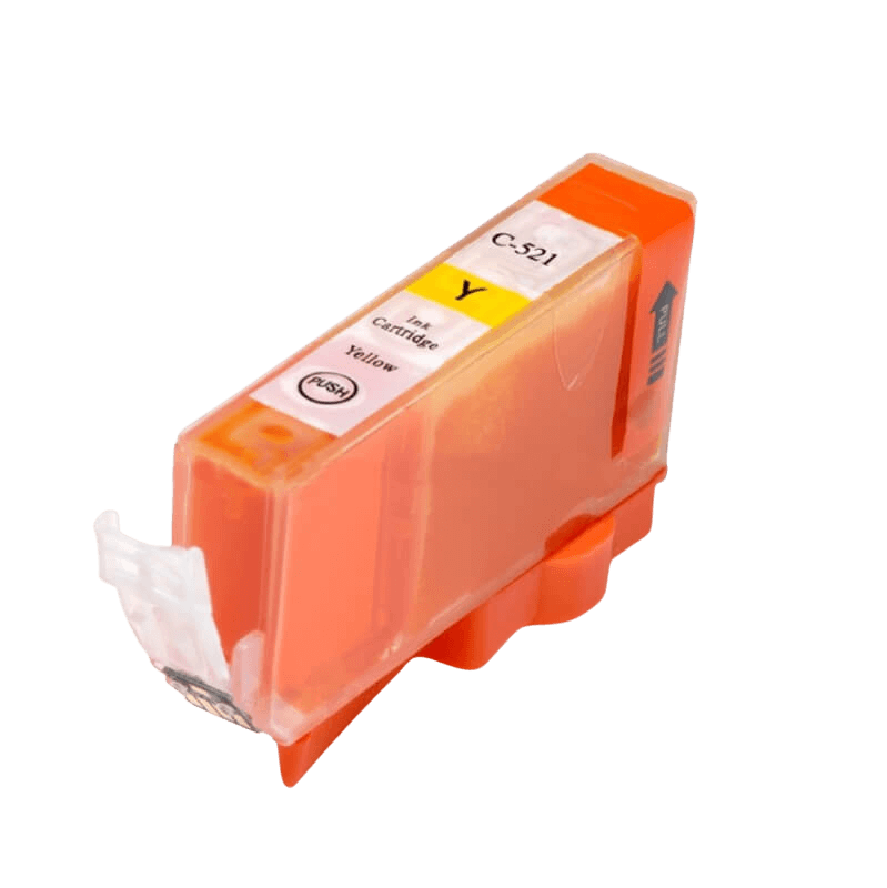 PixoJet Canon CLI-521Y 2936B001 gul blækpatron | Indhold: 9 ml.