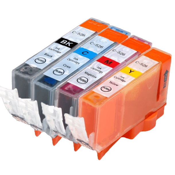 PixoJet Canon CLI-526 rabatpakke - 4 stk.