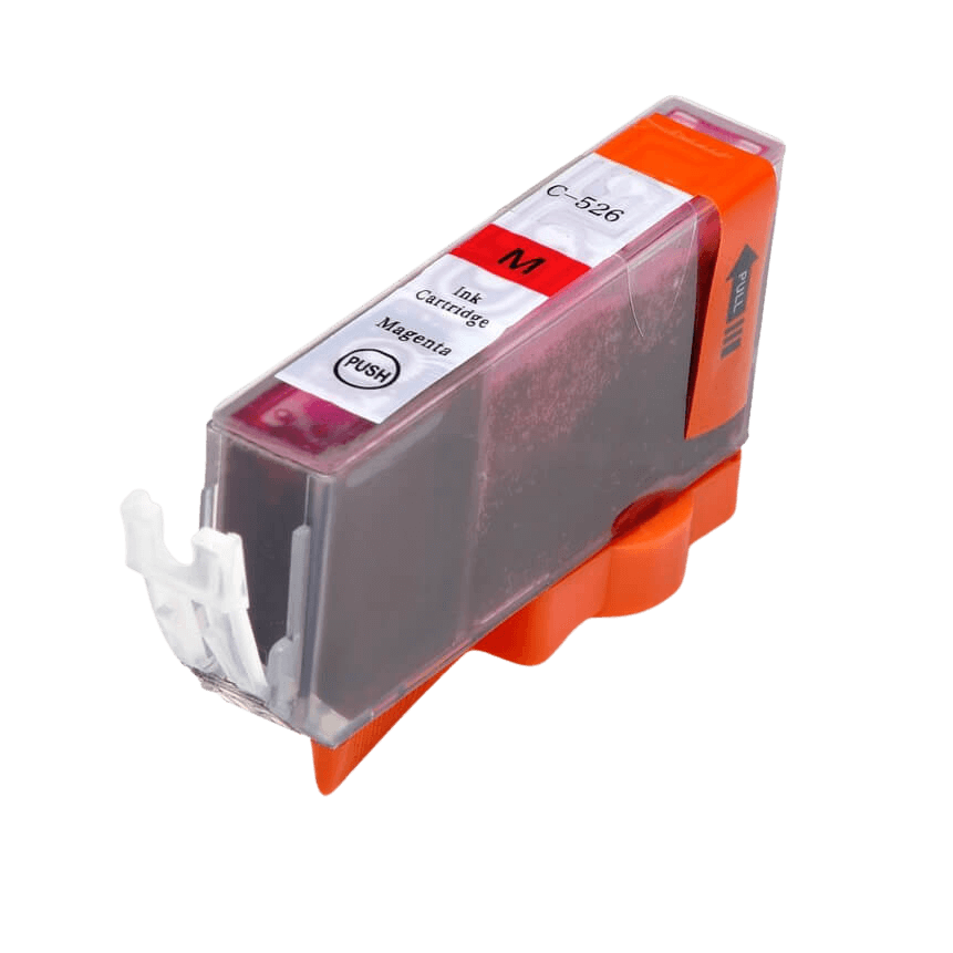 PixoJet Canon CLI-526 M 4542B001 magenta blækpatron | Indhold: 9 ml.