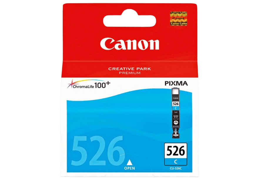 Canon Original CLI-526C 4541B001 cyan blækpatron | Indhold: 9 ml.