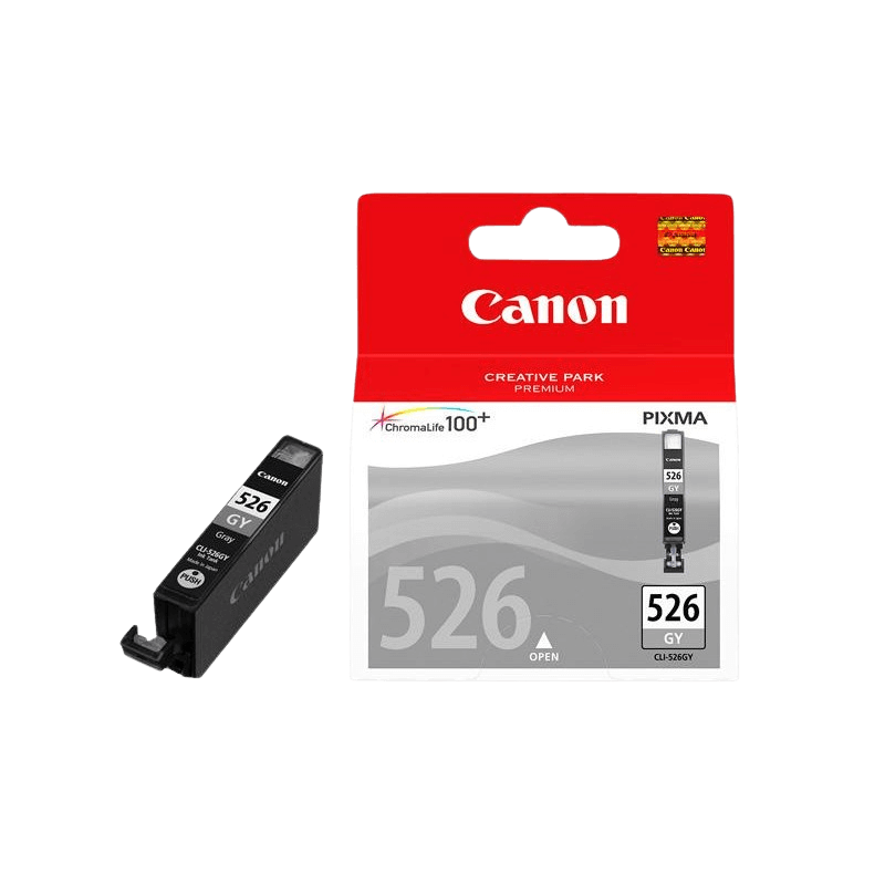 Canon Original CLI-526GY 4544B001 grå blækpatron | Indhold: 9 ml.