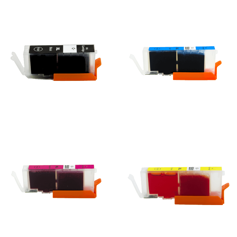 PixoJet Canon CLI-551XL rabatpakke - 4 stk.
