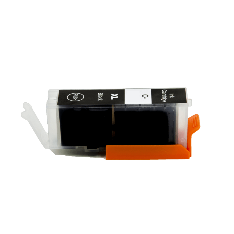 PixoJet Canon CLI-551XLBK 6443B001 sort blækpatron | Indhold: 12 ml.