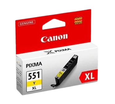 Canon Original CLI-551XLY 6446B001 gul blækpatron | Indhold: 11 ml.
