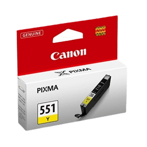 Canon Original CLI-551Y 6511B001 gul blækpatron | Indhold: 7 ml.