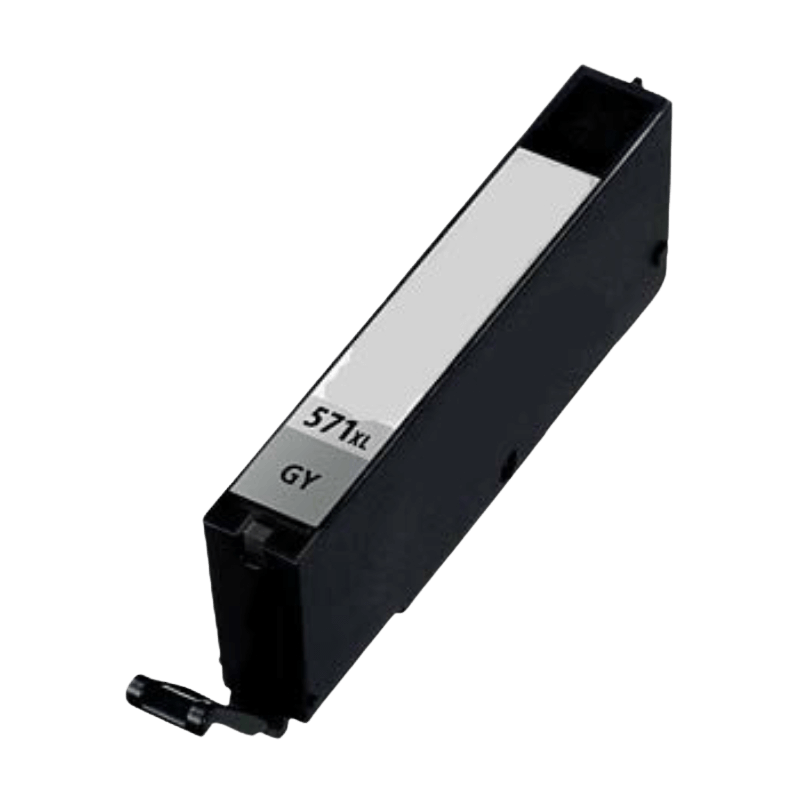 PixoJet Canon CLI-571GY 0335C001 XL grå blækpatron | Indhold: 13 ml.