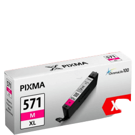 Canon Original CLI-571MXL 0333C001 magenta blækpatron | Indhold: 11 ml.