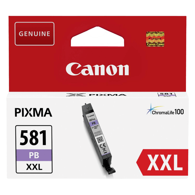 Canon Original CLI-581PB 1999C001 XXL foto blå blækpatron | Indhold: 11 ml.