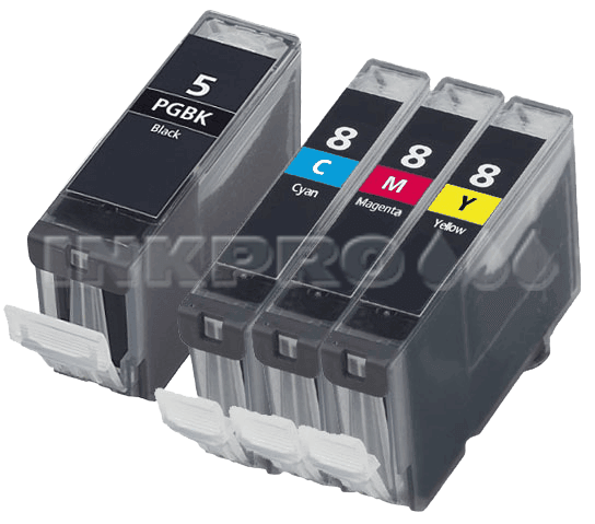 PixoJet Canon CLI-8C rabatpakke - 4 stk.