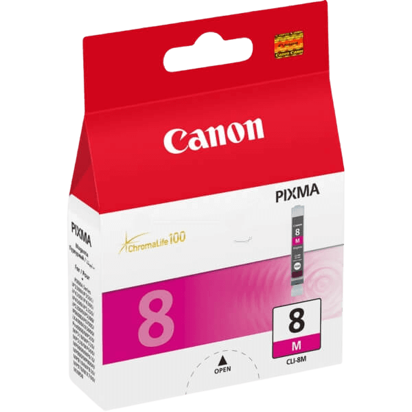 Canon Original CLI-8M 0622B001 magenta blækpatron | Indhold: 13 ml.
