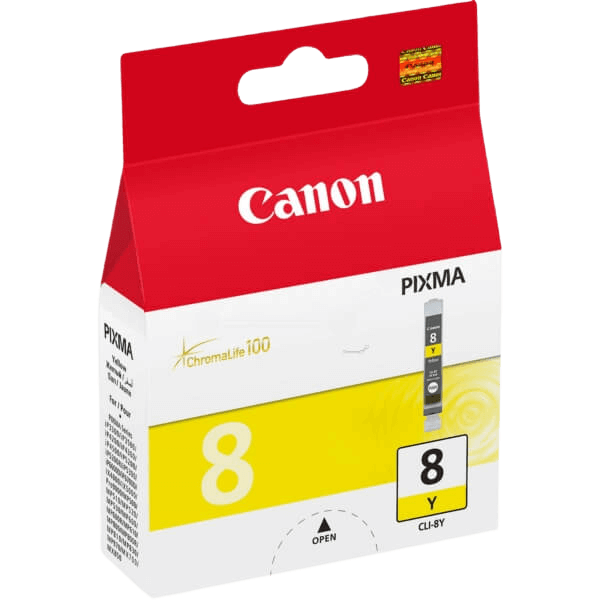 Canon Original CLI-8Y 0623B001 gul blækpatron | Indhold: 13 ml.