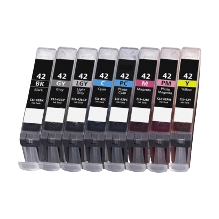 PixoJet Canon CLI42 XL rabatpakke - 8 stk.
