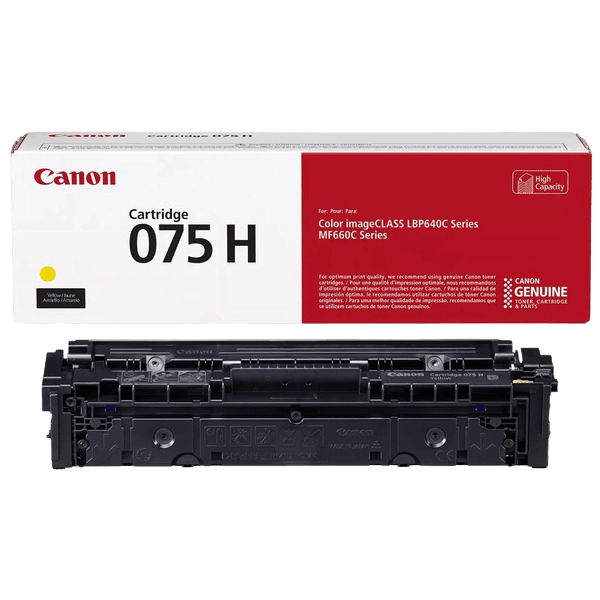 Canon Original CRG 075HY 6366C002 XL gul toner | Indhold: 2500 sider