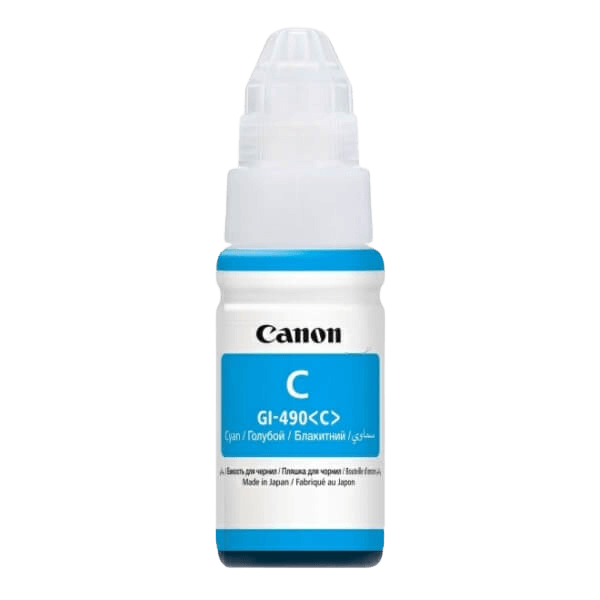 Canon Original GI-490C 0664C001 cyan Blæk refill | Indhold: 70 ml.