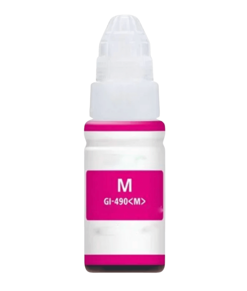 PixoJet Canon GI-490M 0665C001 magenta Blæk refill | Indhold: 100 ml.