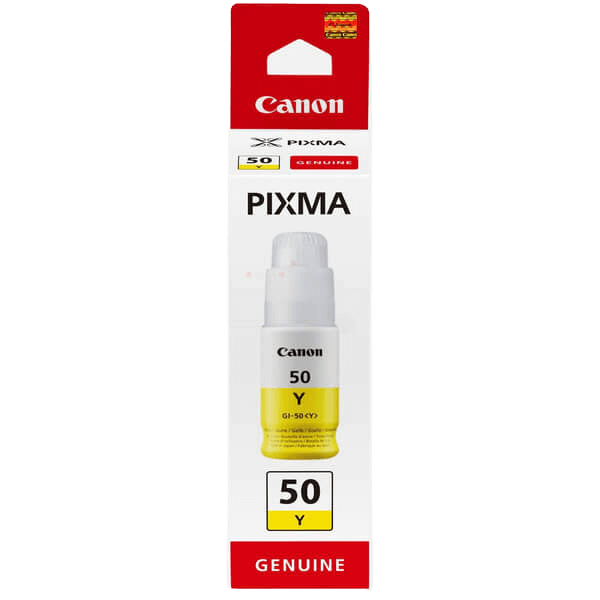 Canon Original GI-50 Y 3405C001 gul Blæk refill | Indhold: 70 ml.