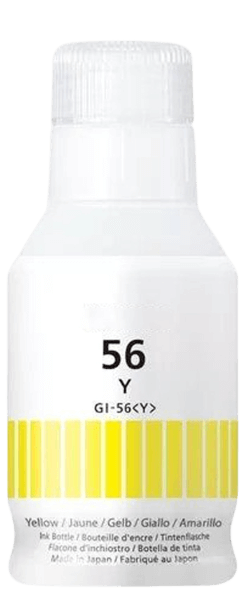 PixoJet Canon GI-56Y 4432C001 gul Blæk refill | Indhold: 135 ml.
