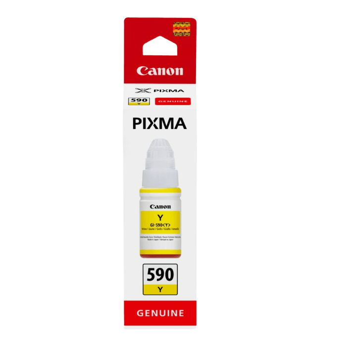 Canon Original GI-590Y 1606C001 gul Blæk refill | Indhold: 70 ml.