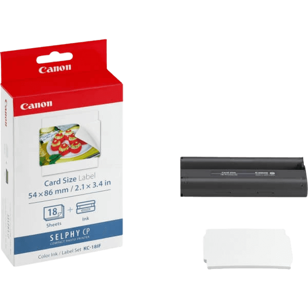 Canon Original KC-18IF 7741A001 5 x 9 cm 3 farver i én rabatpakke | Indhold: 18 sider
