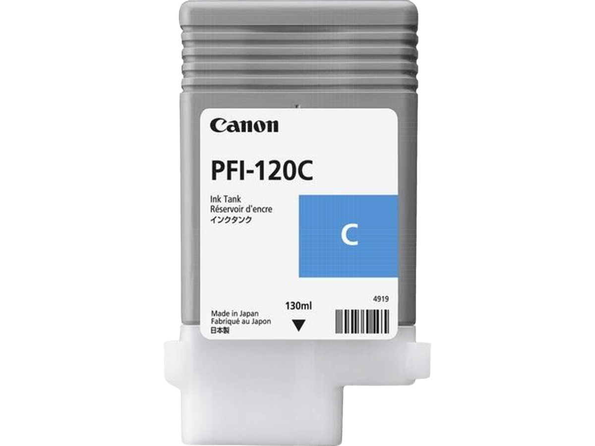 Canon Original PFI-120C 2886C001 cyan blækpatron | Indhold: 130 ml.