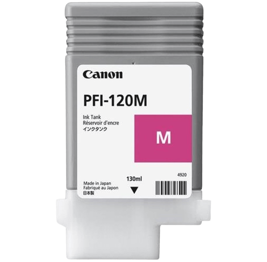 Canon Original PFI-120M 2887C001 magenta blækpatron | Indhold: 130 ml.