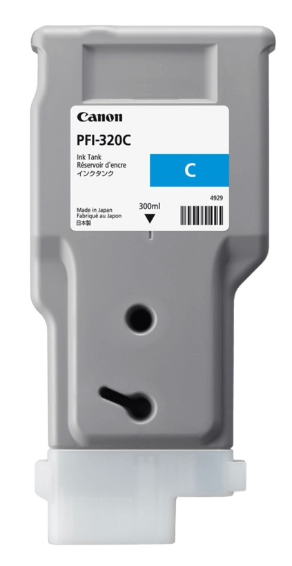 Canon Original PFI-320C 2891C001 XL cyan blækpatron | Indhold: 300 ml.