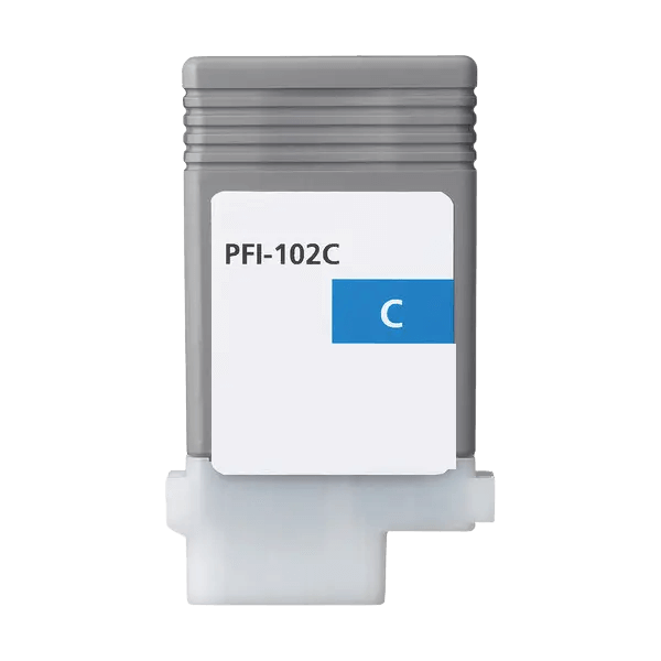 PixoJet Canon PFI102C 0896B001 cyan blækpatron | Indhold: 130 ml.