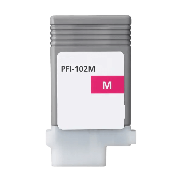 PixoJet Canon PFI102M 0897B001 magenta blækpatron | Indhold: 130 ml.