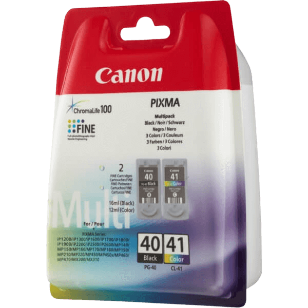 Canon Original PG-40 / CL-41 0615B043 CMYK rabatpakke | Indhold: 28 ml.