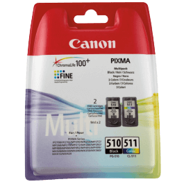 Canon Original PG-510-CL-511 2970B010 CMYK rabatpakke | Indhold: 9 & 9 ml.