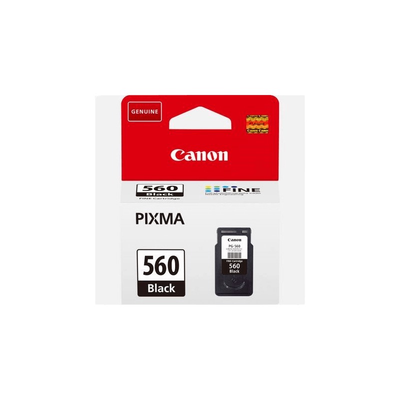 Canon Original PG-560 3713C001 sort blækpatron | Indhold: 7,5 ml.