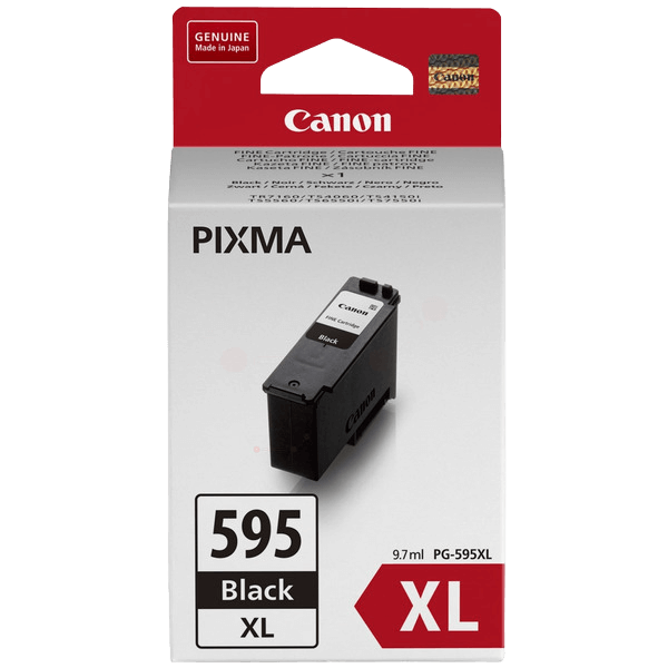 Canon Original PG-595XL 7170C001 sort blækpatron | Indhold: 9,7 ml.