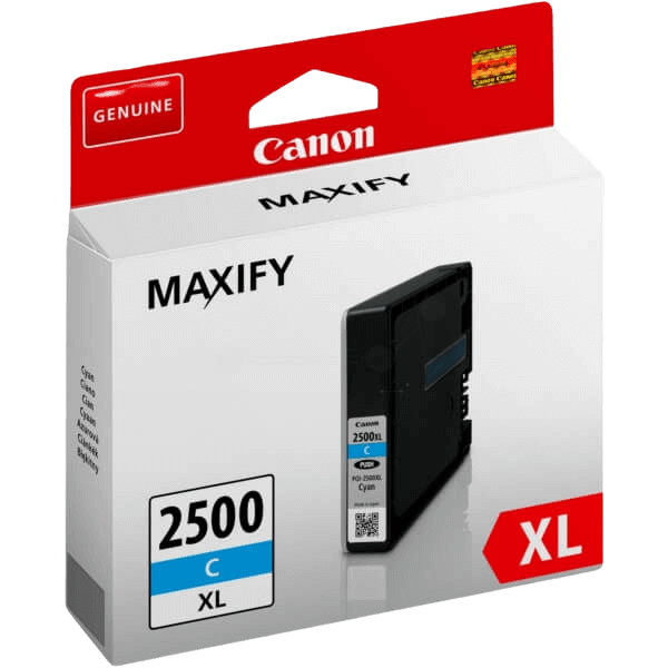 Canon Original PGI-2500CXL 9265B001 cyan blækpatron | Indhold: 19.3 ml.