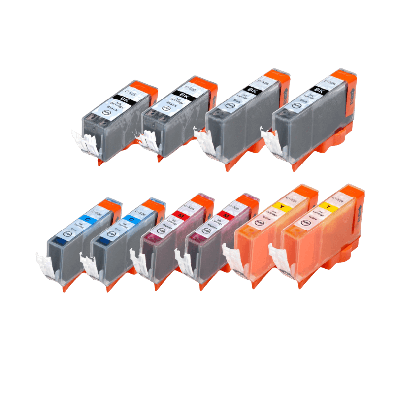 PixoJet Canon PGI-525PG rabatpakke - 10 stk.