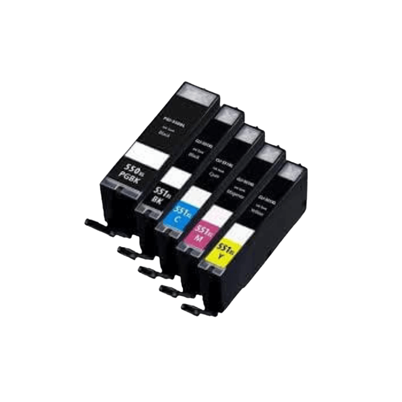 PixoJet Canon PGI-550XL rabatpakke - 5 stk.