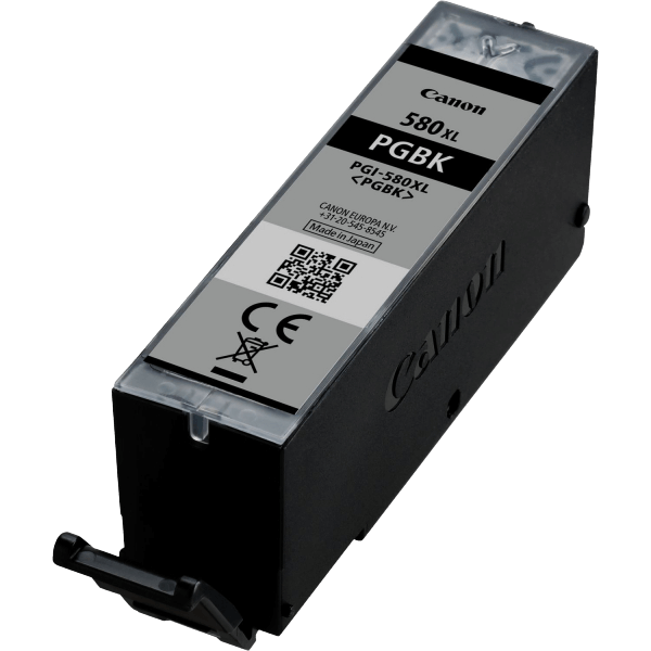 Canon Original PGI-580PGBK 2024C001 XL pigment sort blækpatron | Indhold: 18 ml.