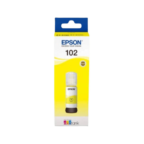 Epson Original 102 C13T03R440 gul Blæk refill | Indhold: 70 ml.