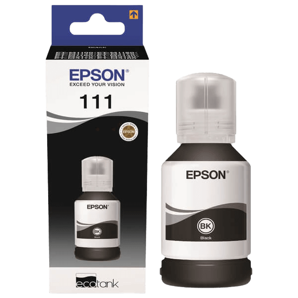 Epson Original 111 C13T03M140 sort Blæk refill | Indhold: 120 ml.