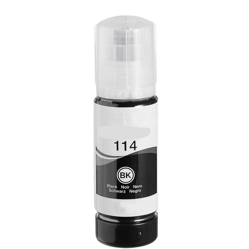 PixoJet Epson 114 C13T07A140 sort Blæk refill | Indhold: 70 ml.
