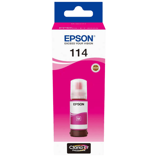 Epson Original 114 C13T07B340 magenta Blæk refill | Indhold: 70 ml.