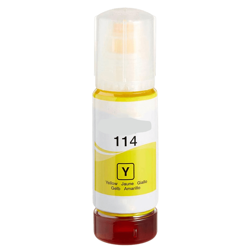 PixoJet Epson 114 C13T07B440 gul Blæk refill | Indhold: 70 ml.