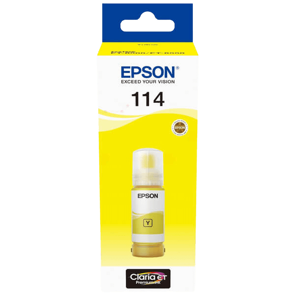 Epson Original 114 C13T07B440 gul Blæk refill | Indhold: 70 ml.